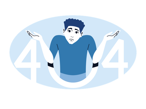 404 page not found  Illustration