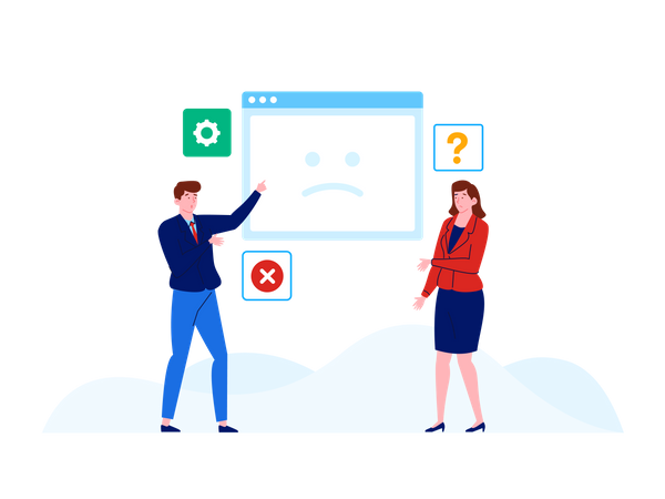 404 page not found  Illustration