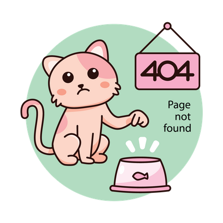 404 Página Não Encontrada  Ilustração