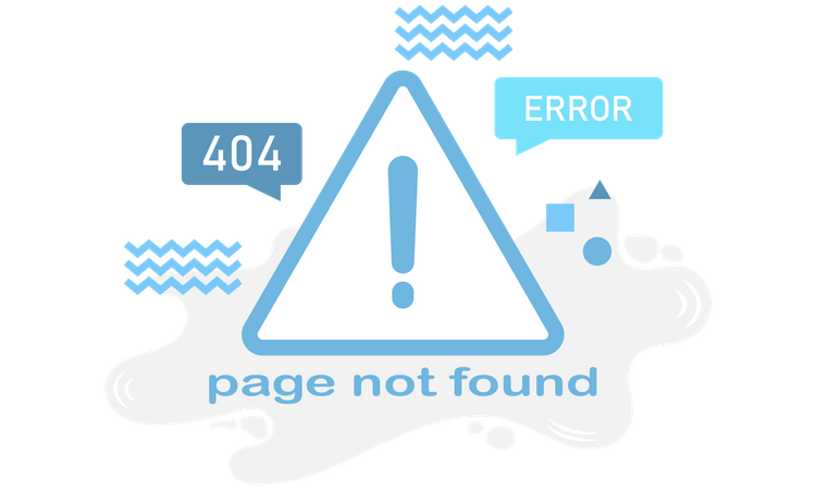 404 Página Não Encontrada  Ilustração