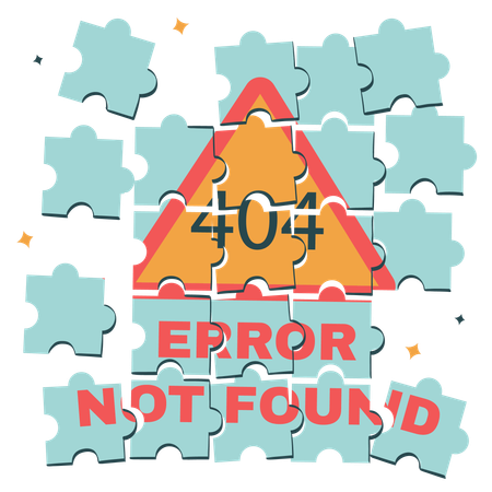 404 pièces de puzzle  Illustration