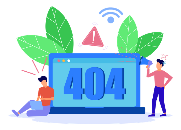 404 Seite  Illustration