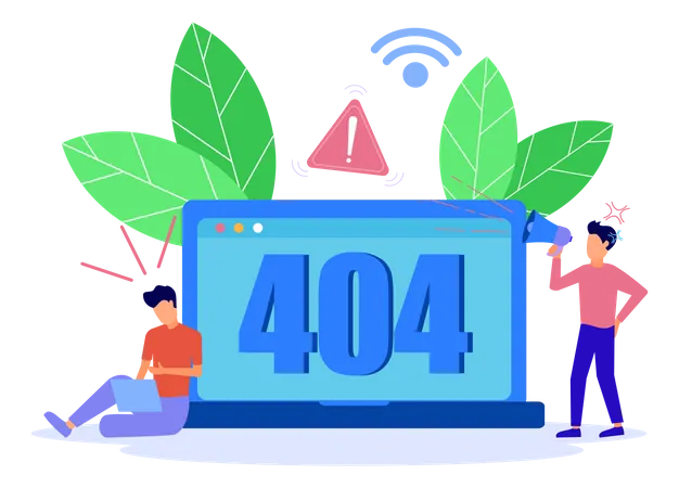 404 Seite  Illustration