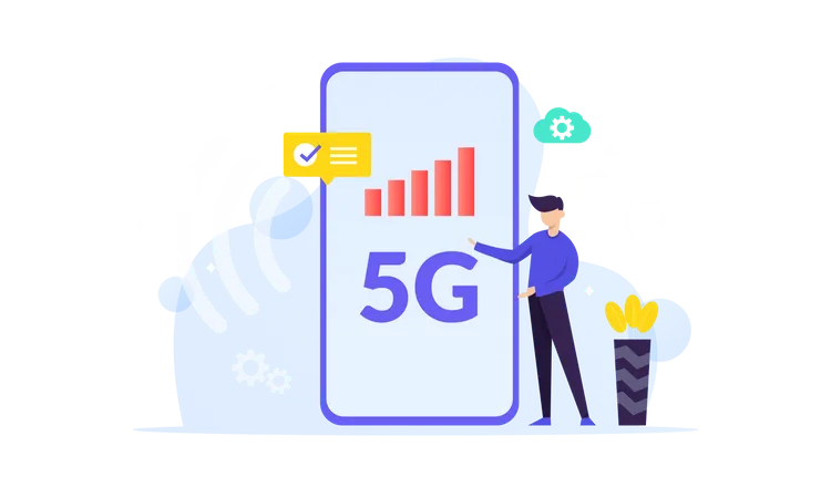 5 G Network  Illustration