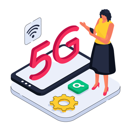 5 G Technology  Illustration