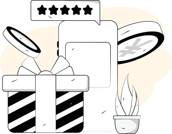 5 star product review  Illustration