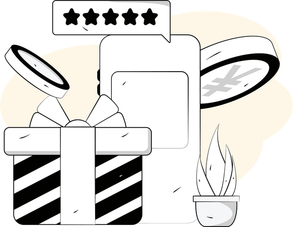 5 star product review  Illustration