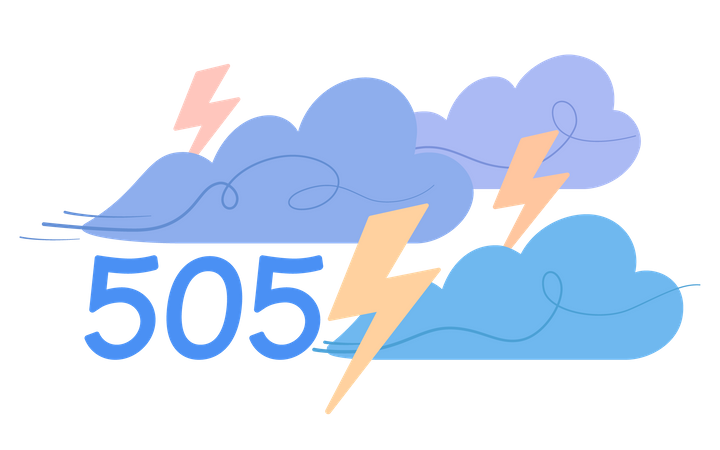 Fehler 505  Illustration