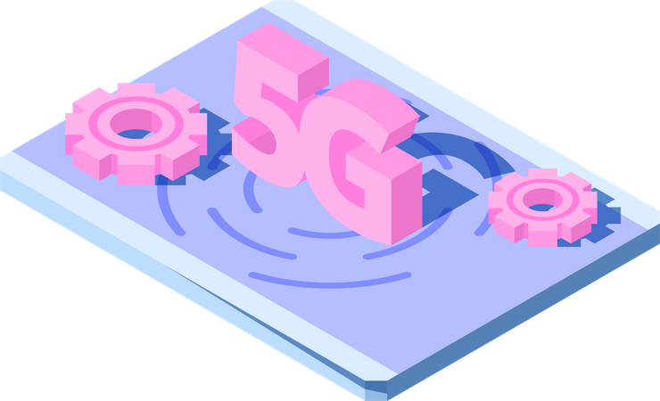 5g-Gerät  Illustration