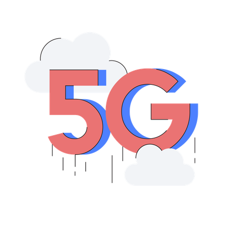 5G High Speed Internet  Illustration