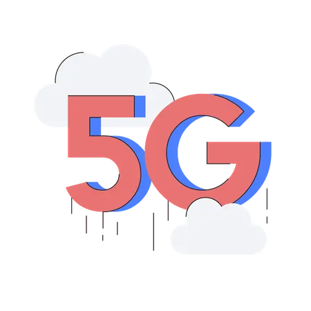 5G High Speed Internet  Illustration
