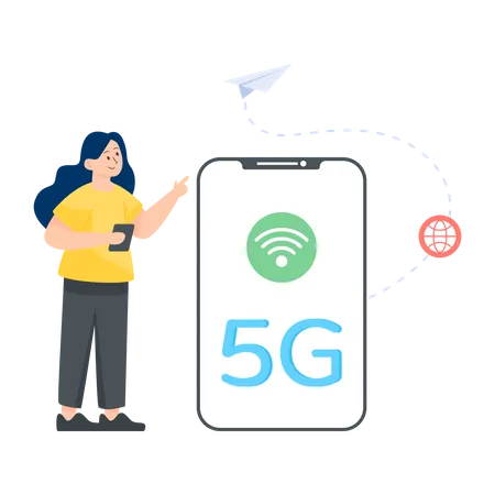 5G Mobile Network Illustration