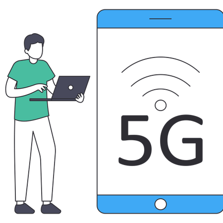5G Network  Illustration