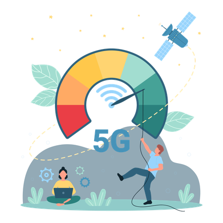5G network  Illustration