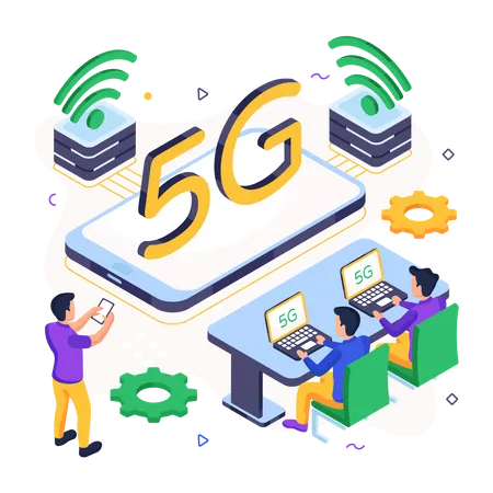 5g Network Illustration