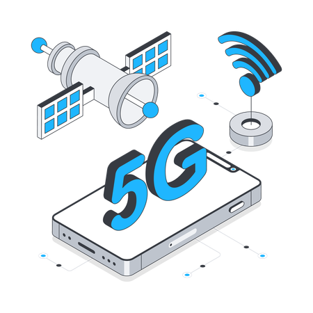 5G Network  Illustration