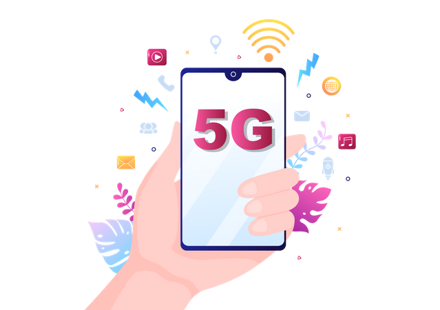 5G Network  Illustration