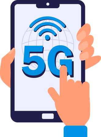 5G Netzwerk  Illustration