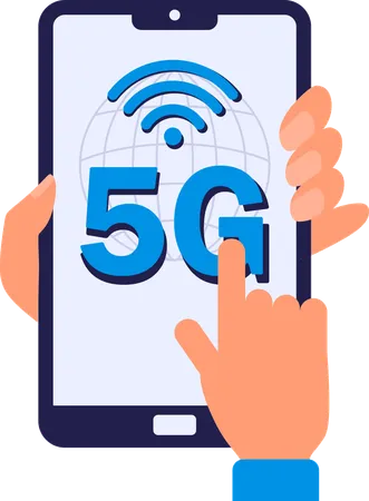 5G Netzwerk  Illustration