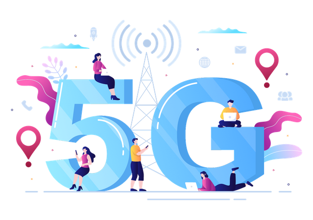 5G Technology Illustration