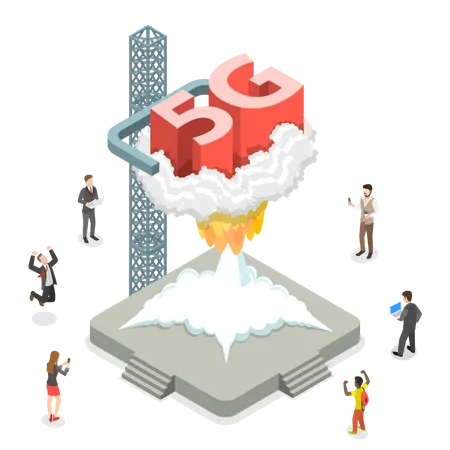 5G technology Illustration