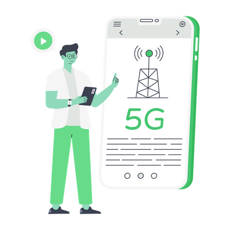 5g Technology  Illustration