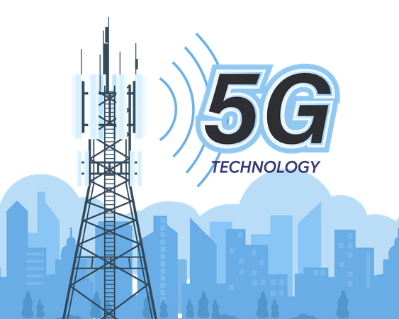 5g technology Illustration