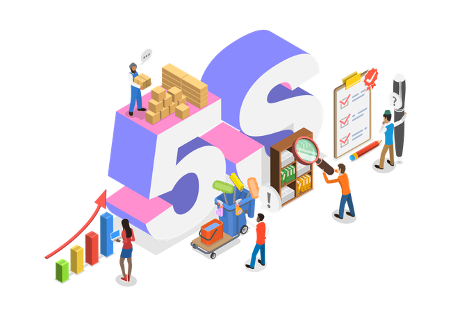 5S Strategy  Illustration