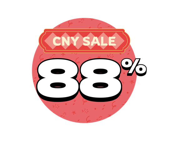 88 Percent Cny Sale  Illustration
