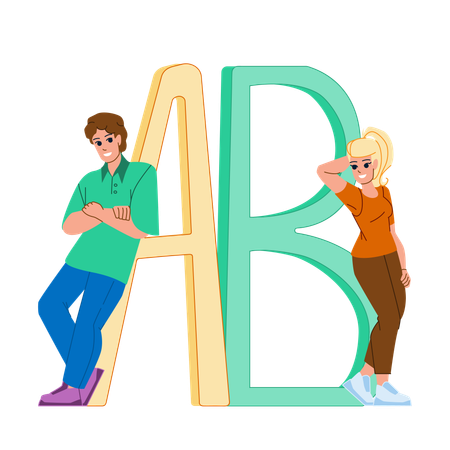 A b testing  Illustration