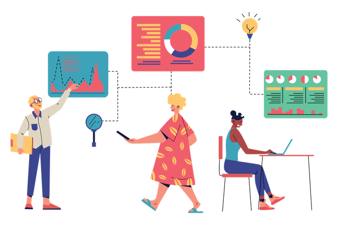 A Busy Time to Manage the Chart  Illustration