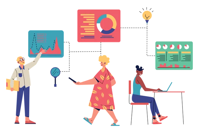 A Busy Time to Manage the Chart  Illustration