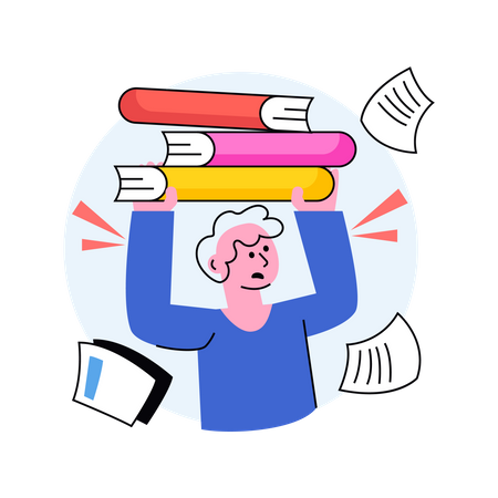 A person announcing discount offer  Illustration