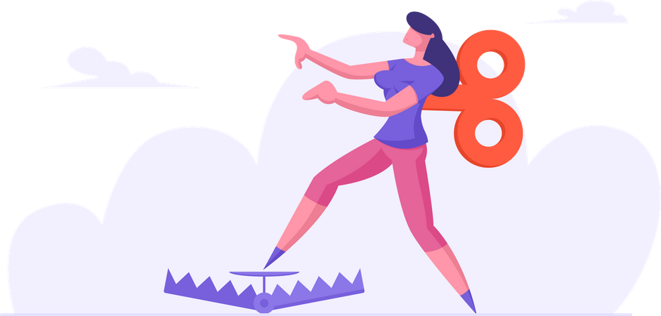 A una empleada le lavan el cerebro  Ilustración