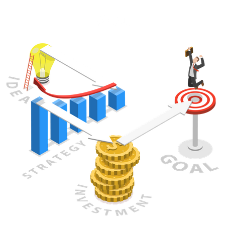 A way to the goal  Illustration