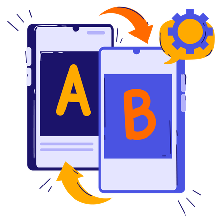 AB Testing  Illustration