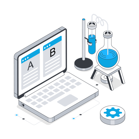 AB Testing  Illustration