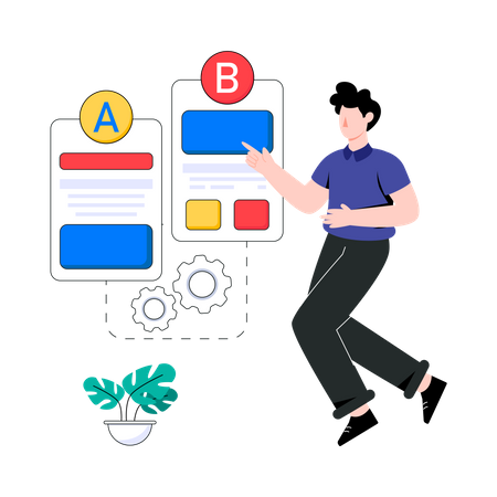 AB Testing  Illustration