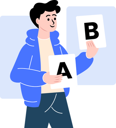 AB  testing marketing campaigns  Illustration