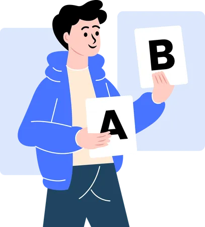 AB  testing marketing campaigns  Illustration