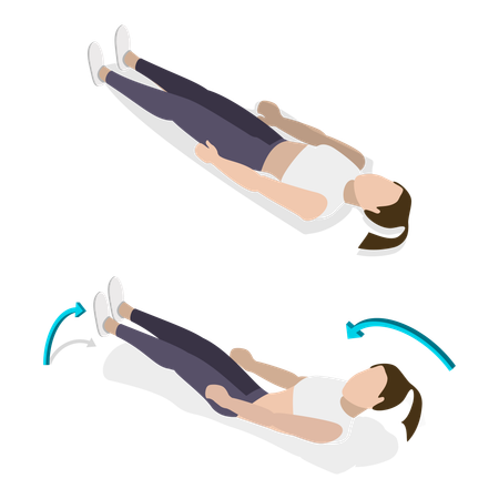 ABS Workout For Women  Illustration