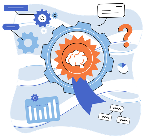 Abstract thinking  Illustration