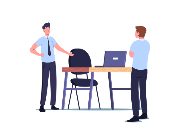 Abwesenheitsmanagement  Illustration