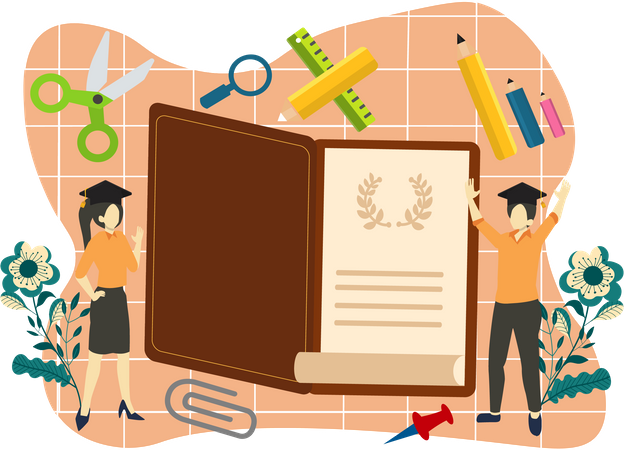 Academic graduation  일러스트레이션