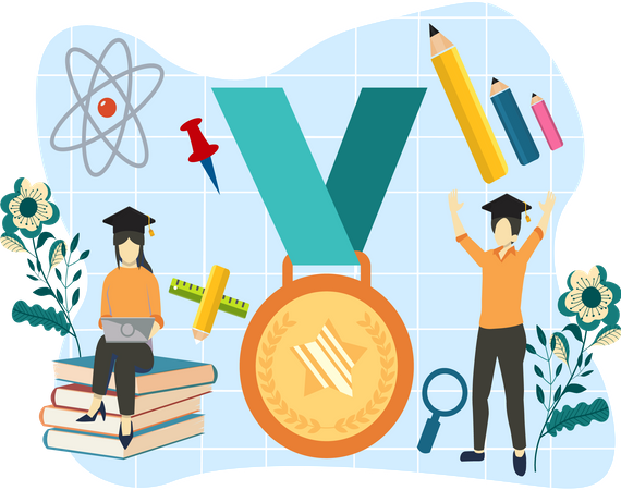 Academic graduation  일러스트레이션
