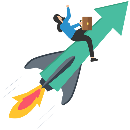 Accelerate career growth  Illustration