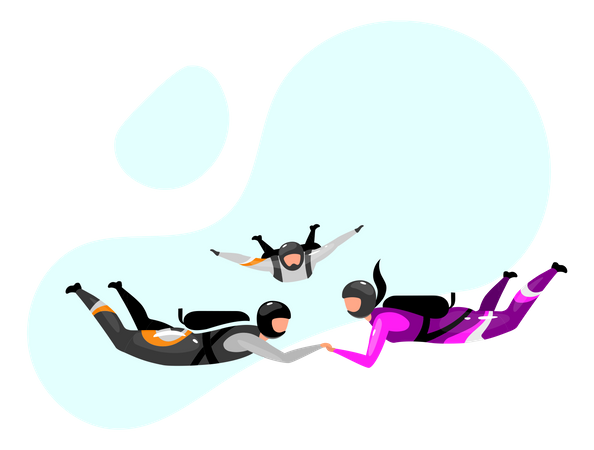 Accelerated free-fall  Illustration