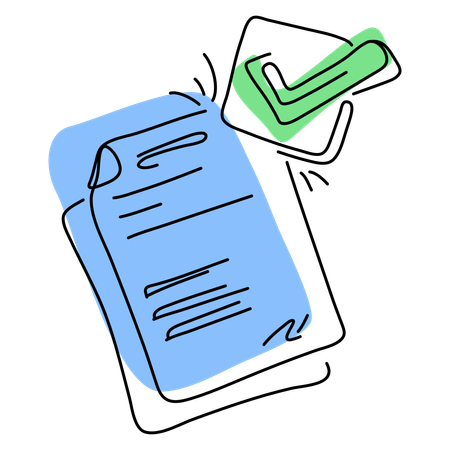 Accept Document  Illustration