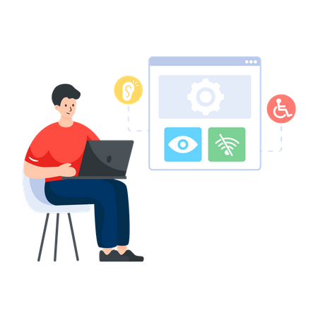 Accesibilidad web  Ilustración