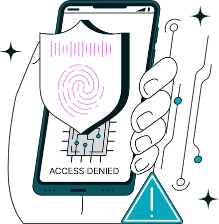 Access denied  イラスト